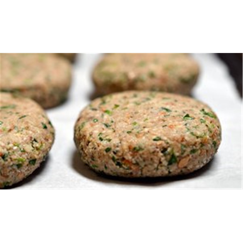 BURGER PATTIES FALAFEL RAW 60X120GM Fingerfoods Foodlink Australia Foodlink Australia