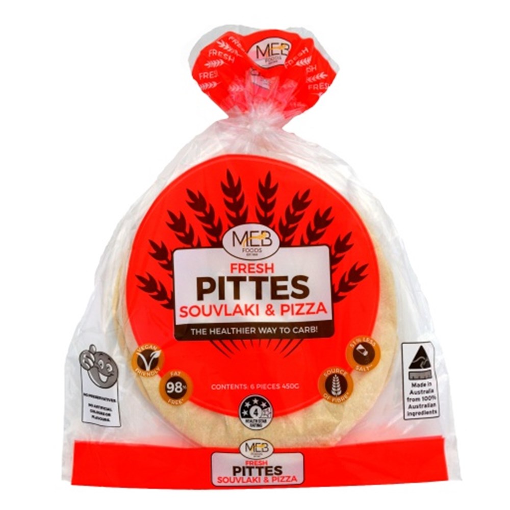 PITA EUROS SOUVLAKI 25CM (10 INCH) 6PK X 10