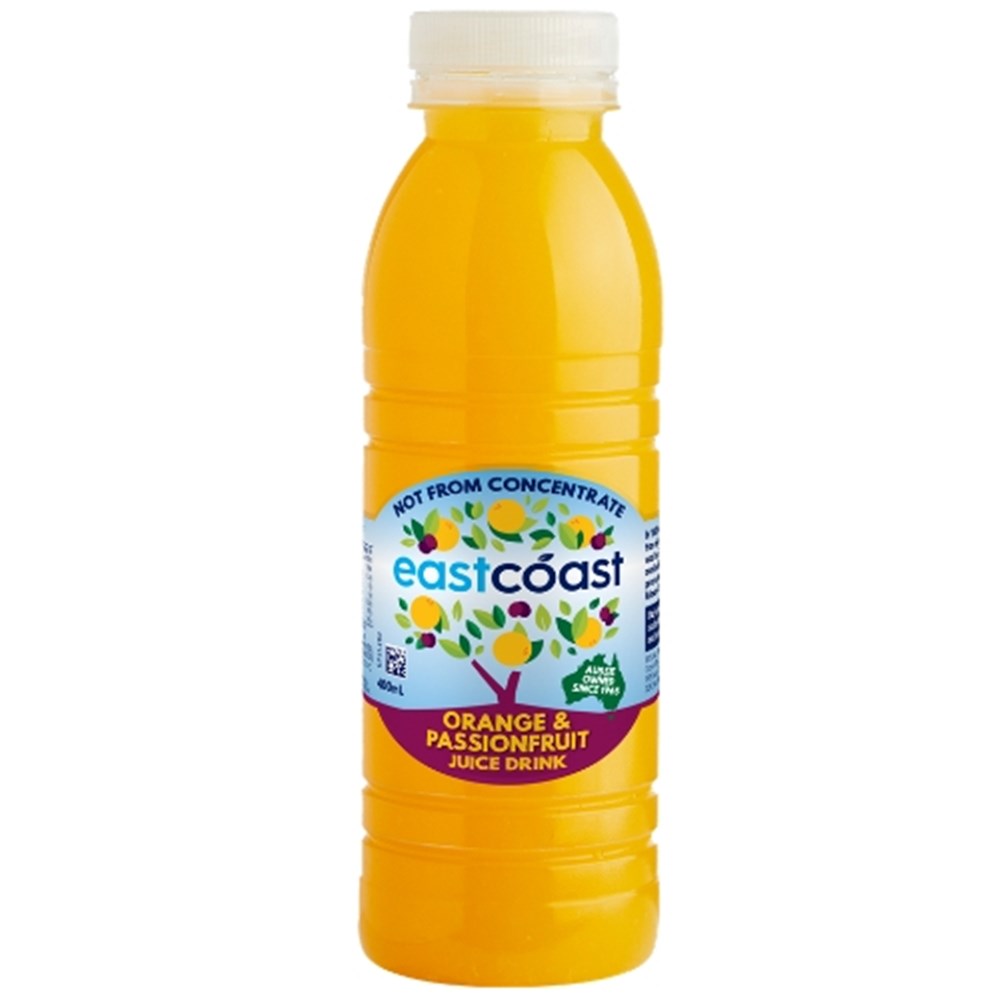 JUICE ORANGE PASSIONFRUIT 12X400ML