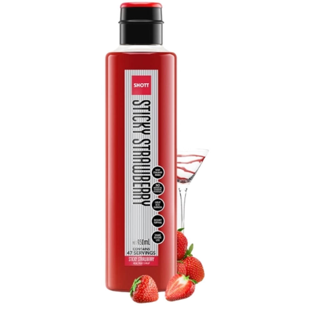 SHOTT STICKY STRAWBERRY 950ML