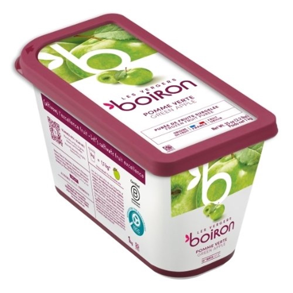 PUREE FROZEN GREEN APPLE 1KG