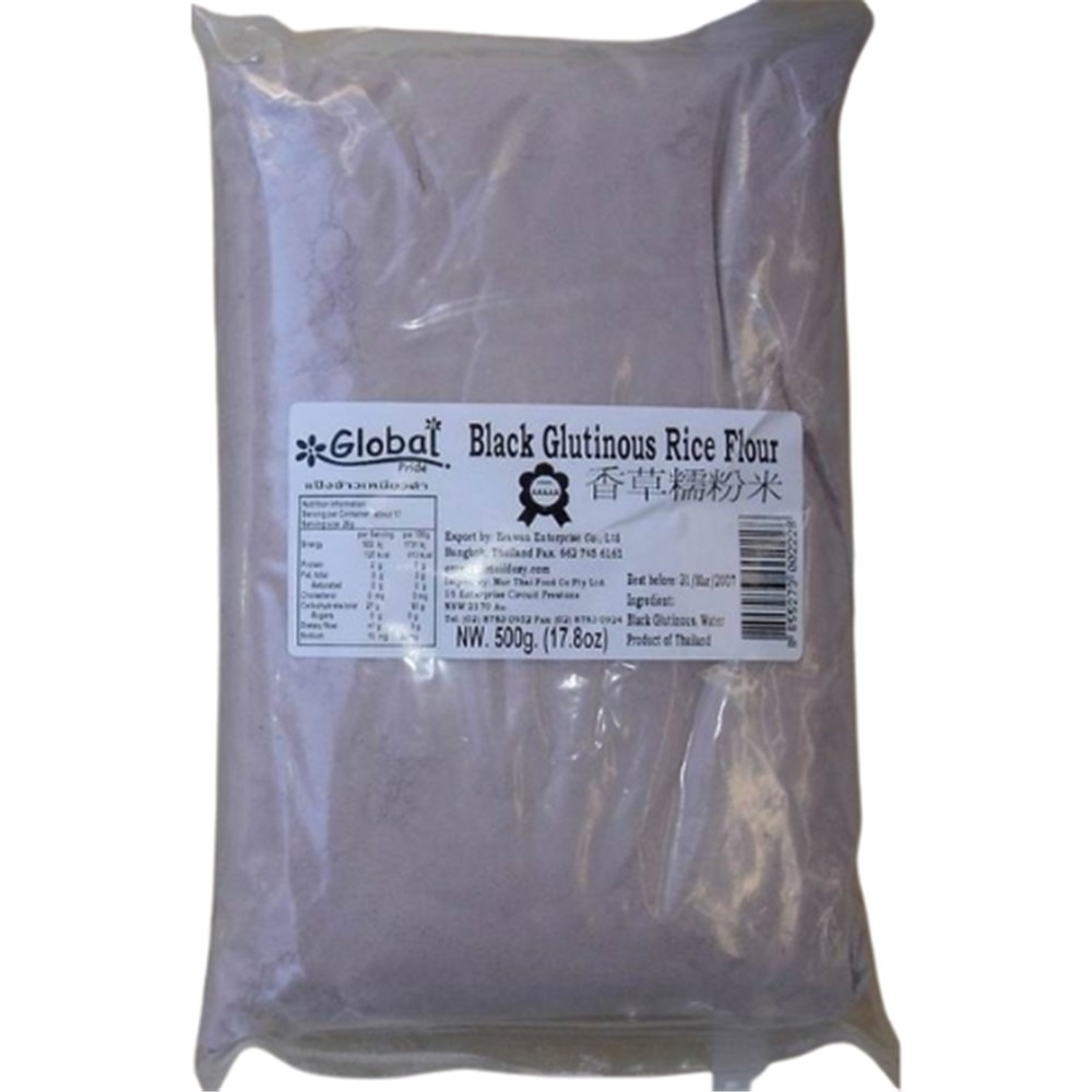 FLOUR RICE BLACK GLUTINOUS 500GM