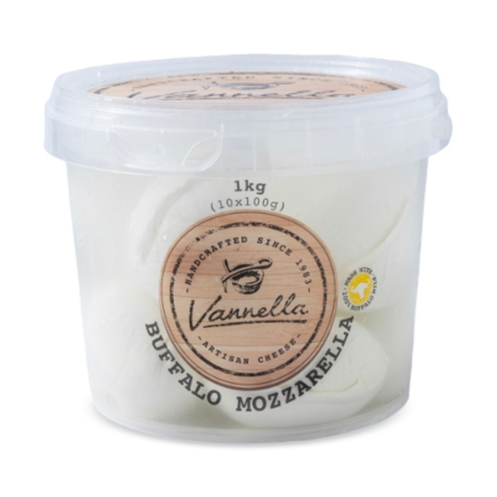 CHEESE BUFFALO MOZZARELLA (10X100GM) 1KG