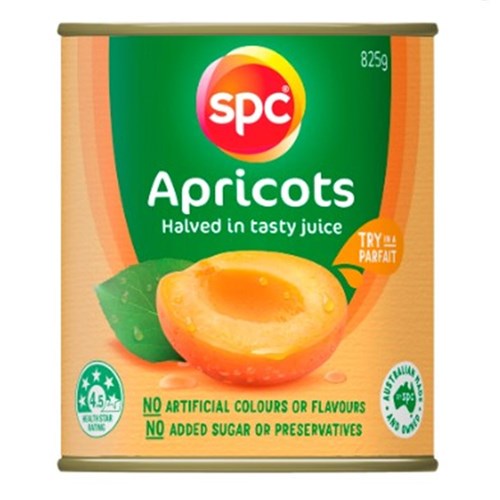 APRICOT HALVES 825GM