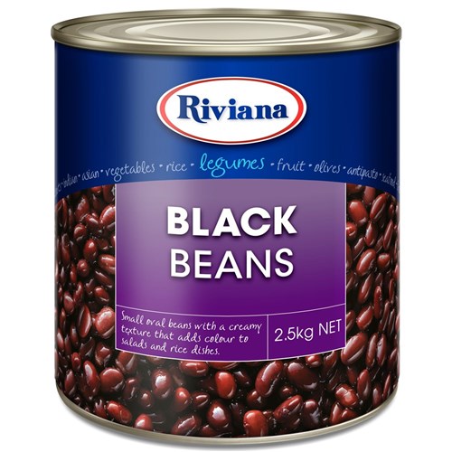 BEANS BLACK WHOLE TIN A10