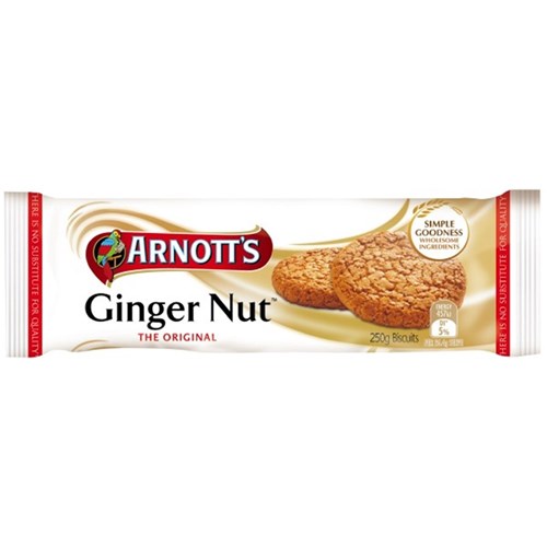 BISCUIT GINGER NUT 250GM