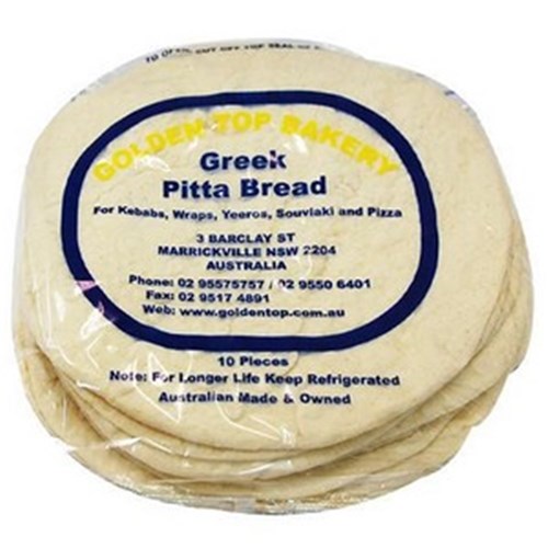 PITA BREAD 25CM 10'S