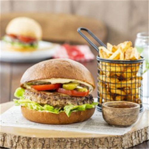 BURGER PATTIES BEEF PAR COOKED 45X180GM