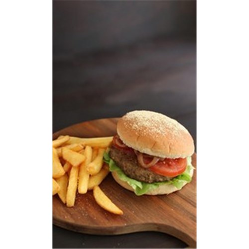 BURGER PATTIES BEEF PAR COOKED 60X120GM