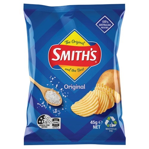 CHIPS CRINKLE ORIGINAL 18X45GM