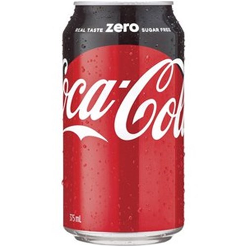 COCA-COLA NO SUGAR CAN 24X375ML