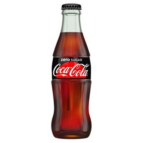 COCA-COLA NO SUGAR GLASS BOTTLE 24X330ML