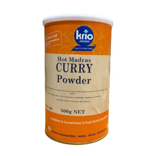 CURRY POWDER HOT MADRAS 500GM
