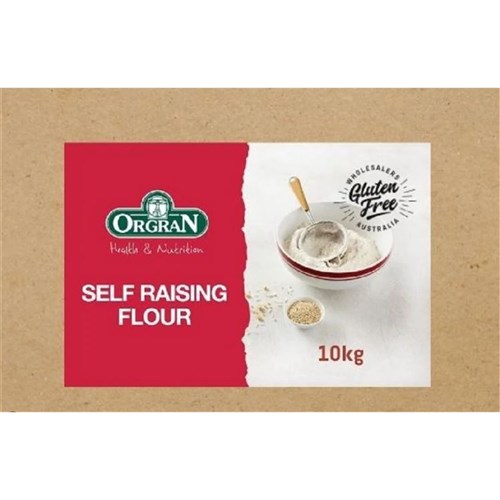 FLOUR SELF RAISING GLUTEN FREE 10KG