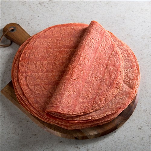 FLOUR TORTILLAS TOMATO 12X91GM 12INCH