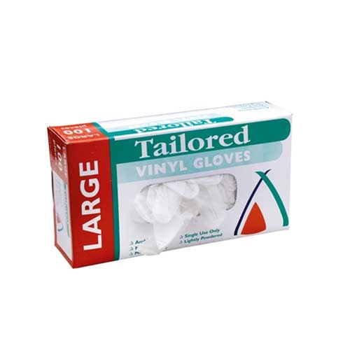 GLOVES VINYL POWDERED LARGE 100'S