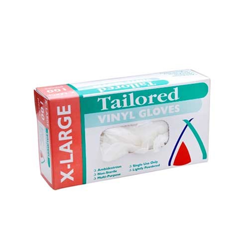 GLOVES VINYL POWDERED  X/LARGE 100'S