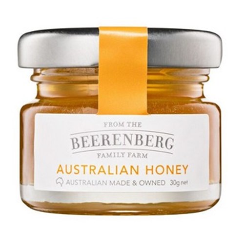 HONEY GLASS JAR PC 60X30GM