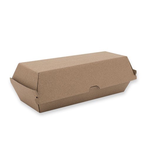 HOT DOG BOX BROWN KRAFT 200'S