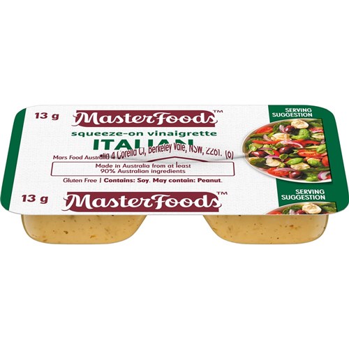 DRESSING ITALIAN VINAIGRETTE SQUEEZE PC 100X13GM