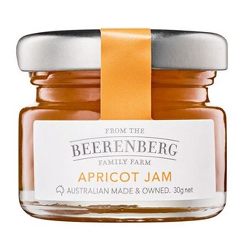 JAM APRICOT GLASS JAR PC 60X30GM