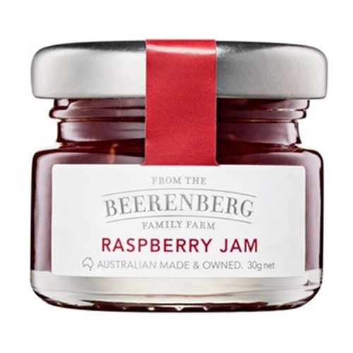 JAM RASPBERRY GLASS JAR PC 60X30GM
