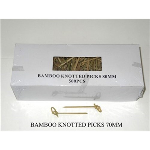 KNOTTED PARTY PICKS 7-8CM 500'S