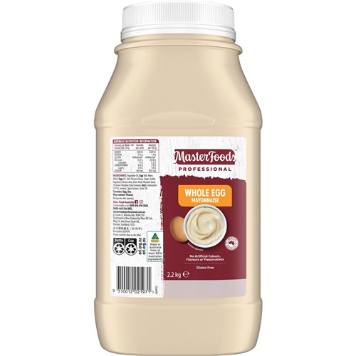 MAYONNAISE WHOLE EGG 2.2KG
