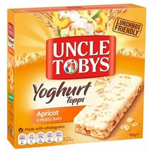 MUESLI BAR APRICOT (6) 185GM