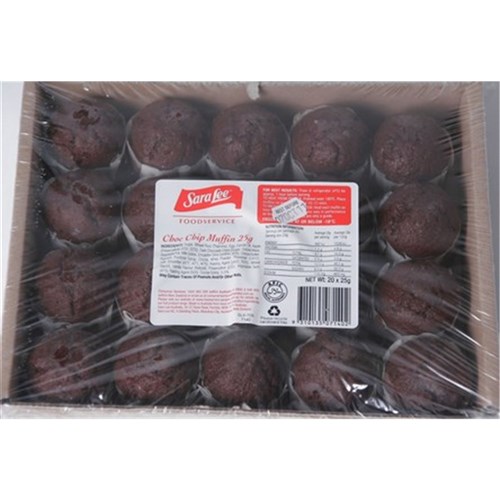 MUFFIN CHOCOLATE CHIP 80X25GM
