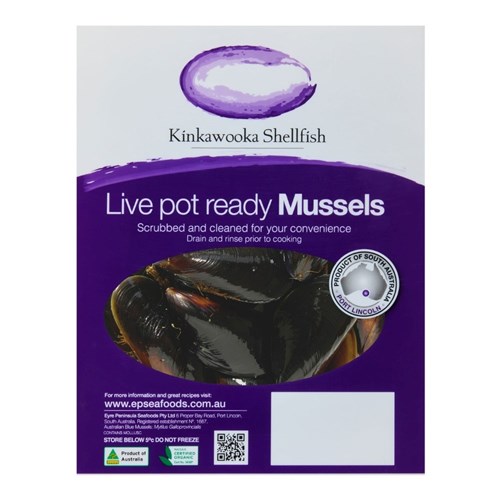MUSSELS LIVE POT READY KINKAWOOKA SA R/W