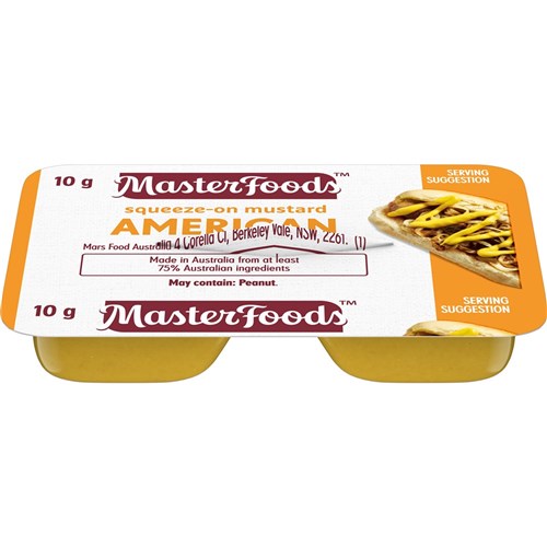 MUSTARD AMERICAN SQUEEZE PC 100X10GM