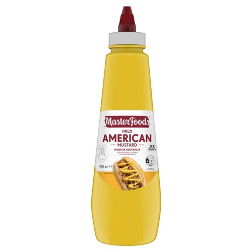 MUSTARD AMERICAN SQUEEZE BOTTLE 920ML