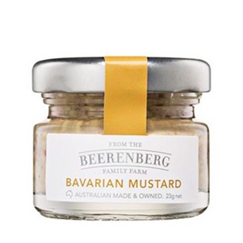 MUSTARD BAVARIAN GLASSJAR PC 60X23ML