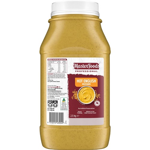MUSTARD HOT ENGLISH 2.5KG