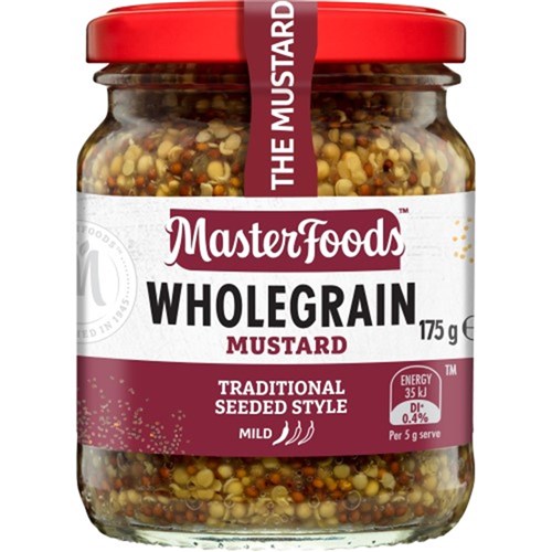 MUSTARD WHOLEGRAIN 175GM