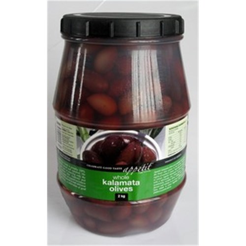 OLIVES WHOLE KALAMATA 2KG