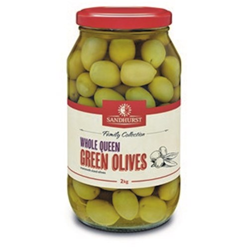 OLIVES WHOLE QUEEN GREEN 2KG