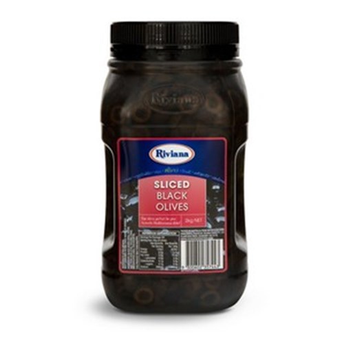 OLIVES BLACK  SLICED SPANISH A10