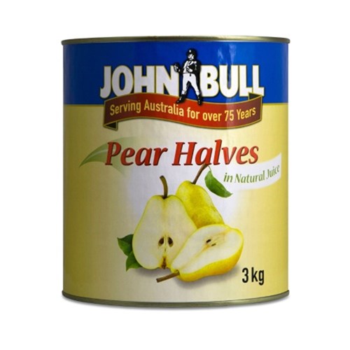 PEAR HALVES IN JUICE A10