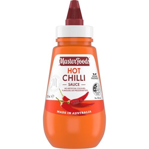 CHILLI SAUCE HOT SQUEEZE 250ML