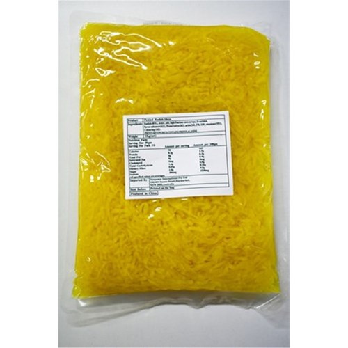 YELLOW PICKLED RADISH SLICED 1KG