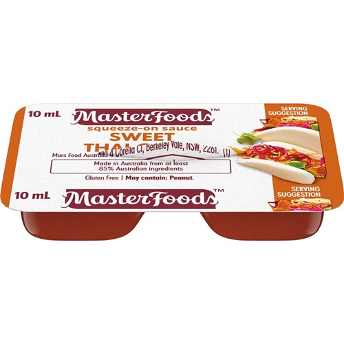 SWEET CHILLI SAUCE THAI SQUEEZE PC 100X10ML