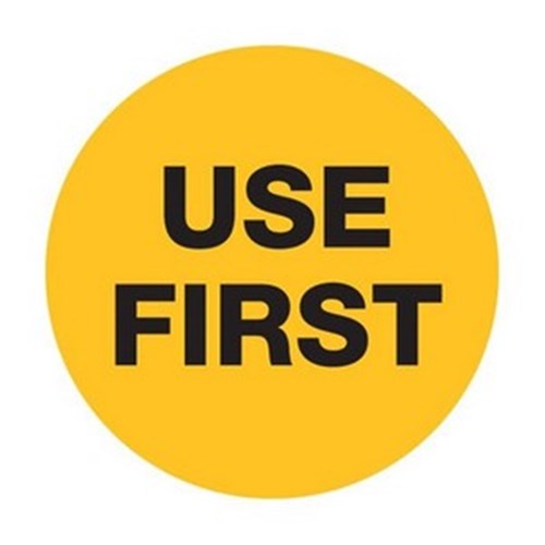 USE FIRST LABEL 40MM