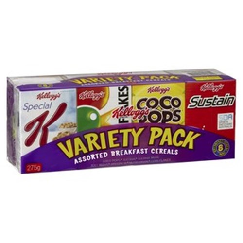 CEREAL VARIETY PACK PC 6X45GM 
