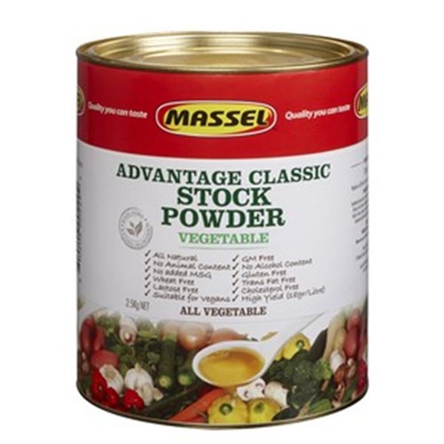 STOCK POWDER VEGETABLE TIN 2.5KG