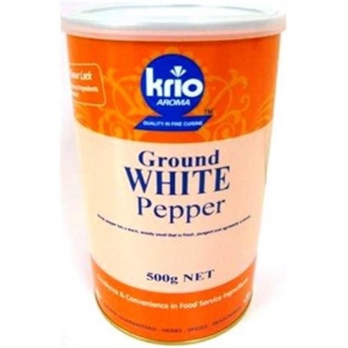 PEPPER WHITE  GROUND 500GM