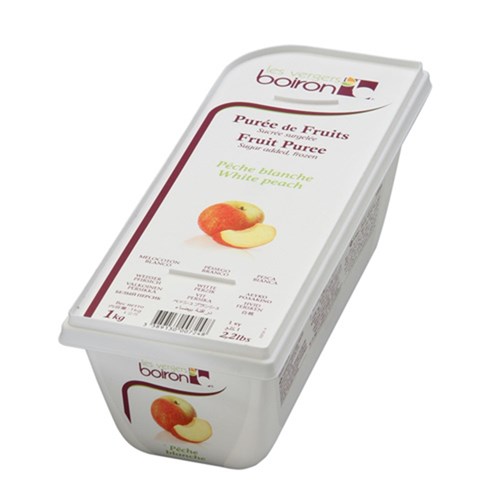 PUREE FROZEN PEACH WHITE 1KG 