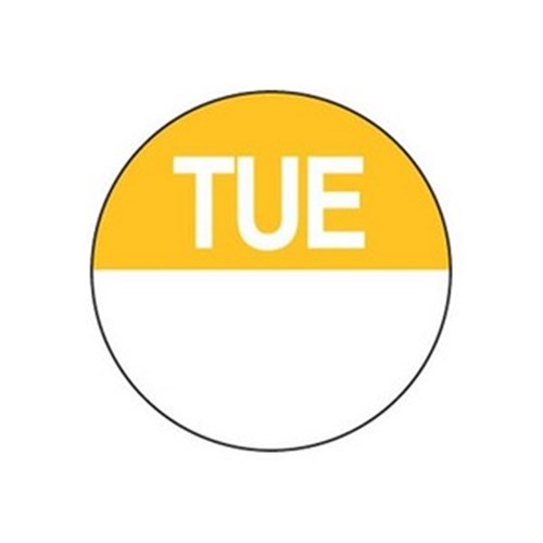 DAY DOTS TUESDAY LARGE 40MMX500EACH