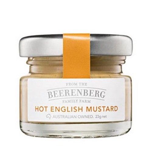 MUSTARD HOT ENGLISH GLASS JAR PC 60X23GM